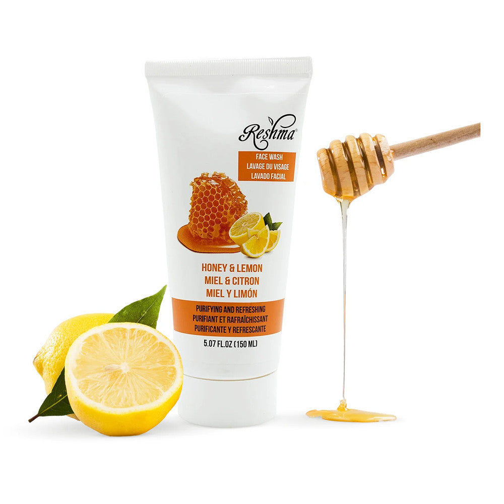 Reshma Honey and Lemon Purifying Face Wash, 5.07 Oz